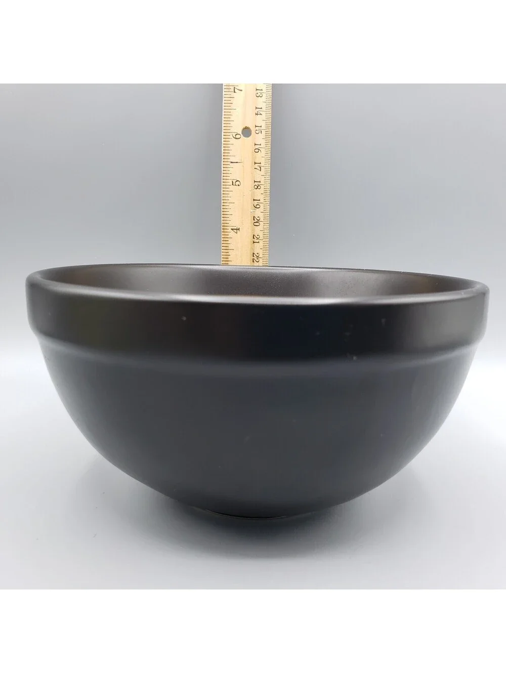 Rae Dunn Black Mixing Bowl Dancing Skeleton SWEETS Nesting Magenta Halloween